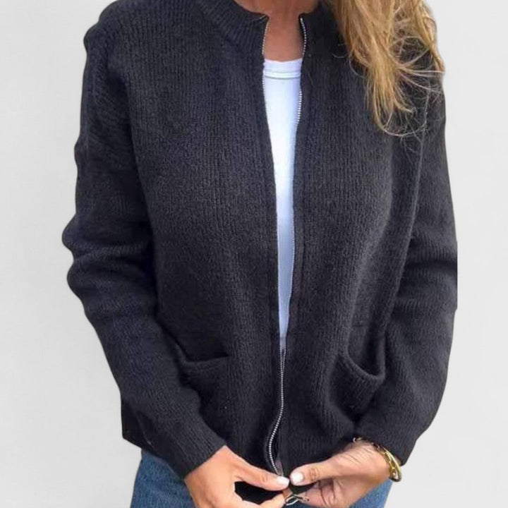 Ivano Milano™ | Cardigan in cotone lavorato a maglia