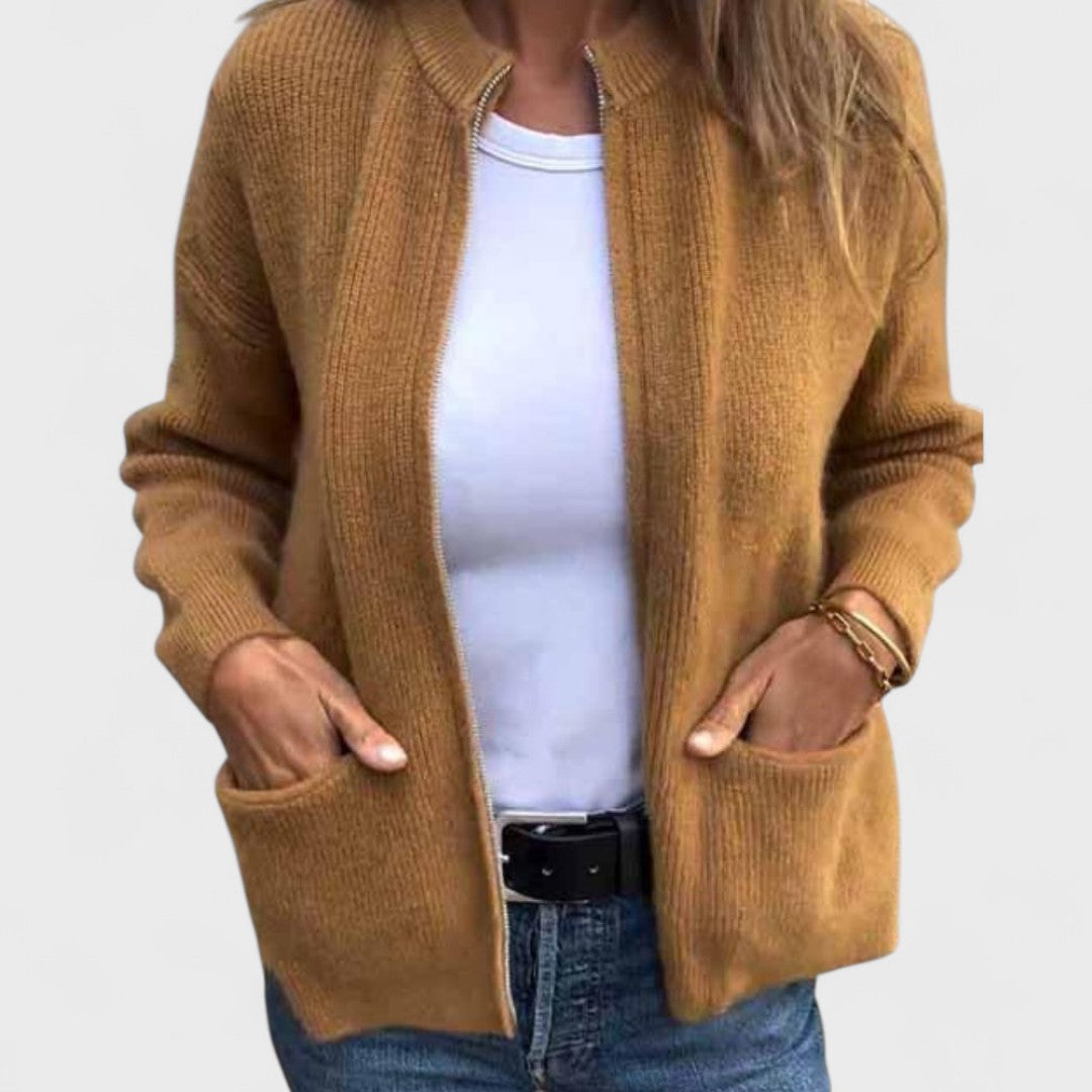 Ivano Milano™ | Cardigan in cotone lavorato a maglia