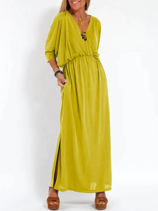 Lyse Paris  – Robe Décontractée à Encolure en V