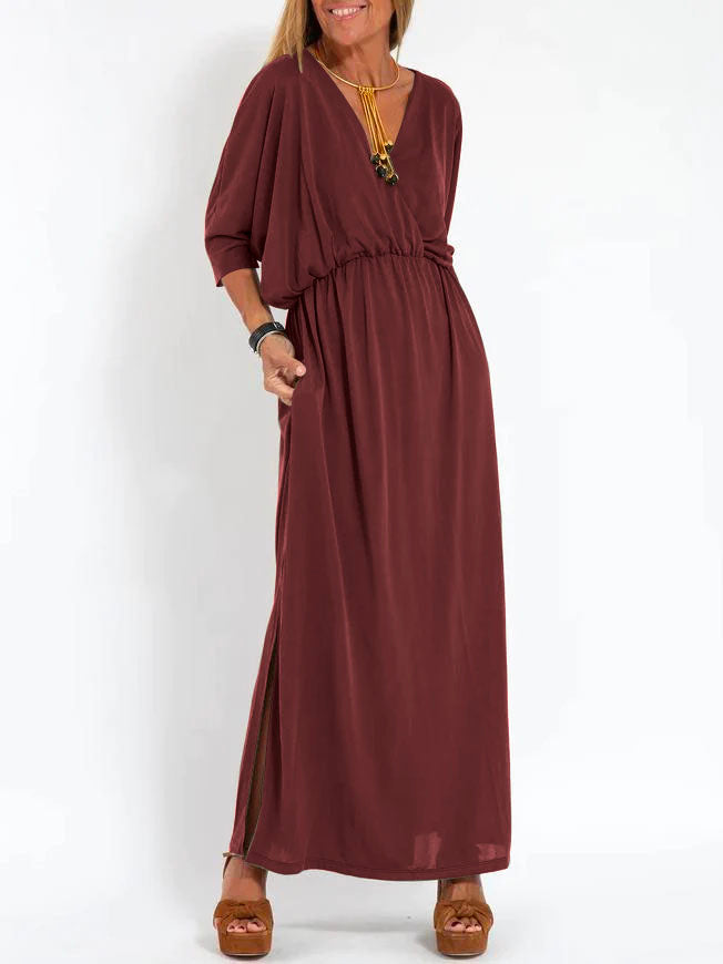 Lyse Paris  – Robe Décontractée à Encolure en V