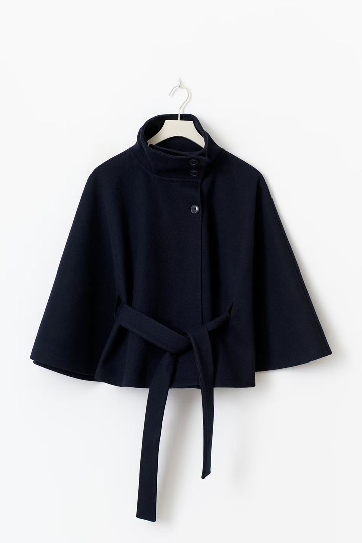 Lyse Paris – Manteau Élégant pour Femmes avec Ceinture et Col Haut