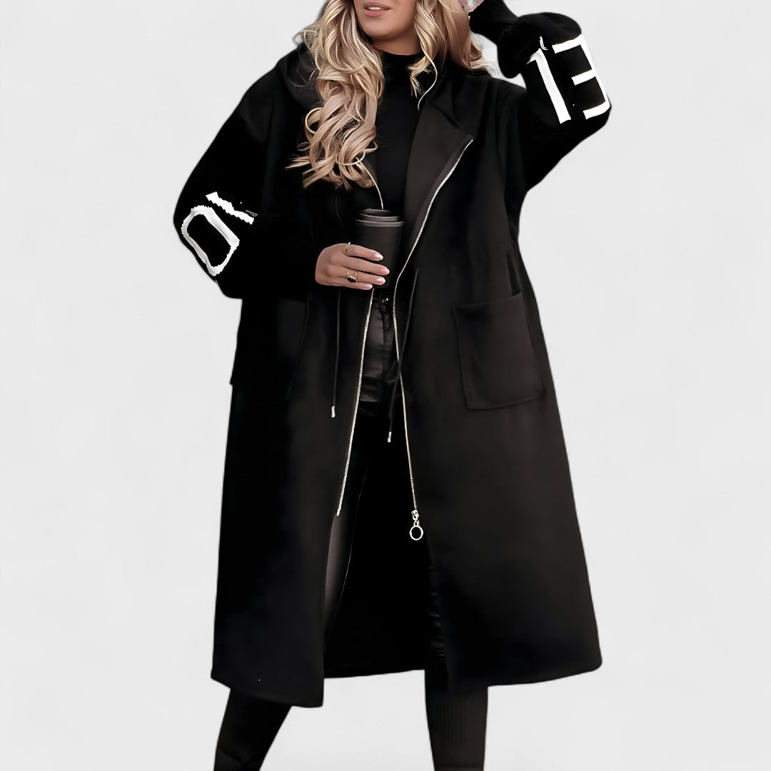 Ivano Milano™ | Elegante cappotto con cappuccio