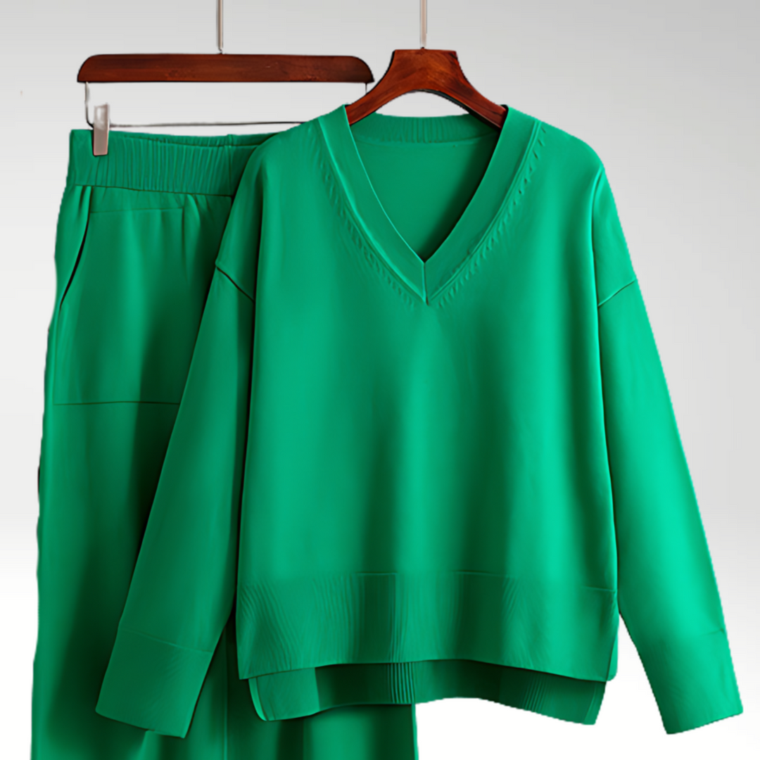 Ivano  Milano™ | Ensemble due pezzi Luxe col V