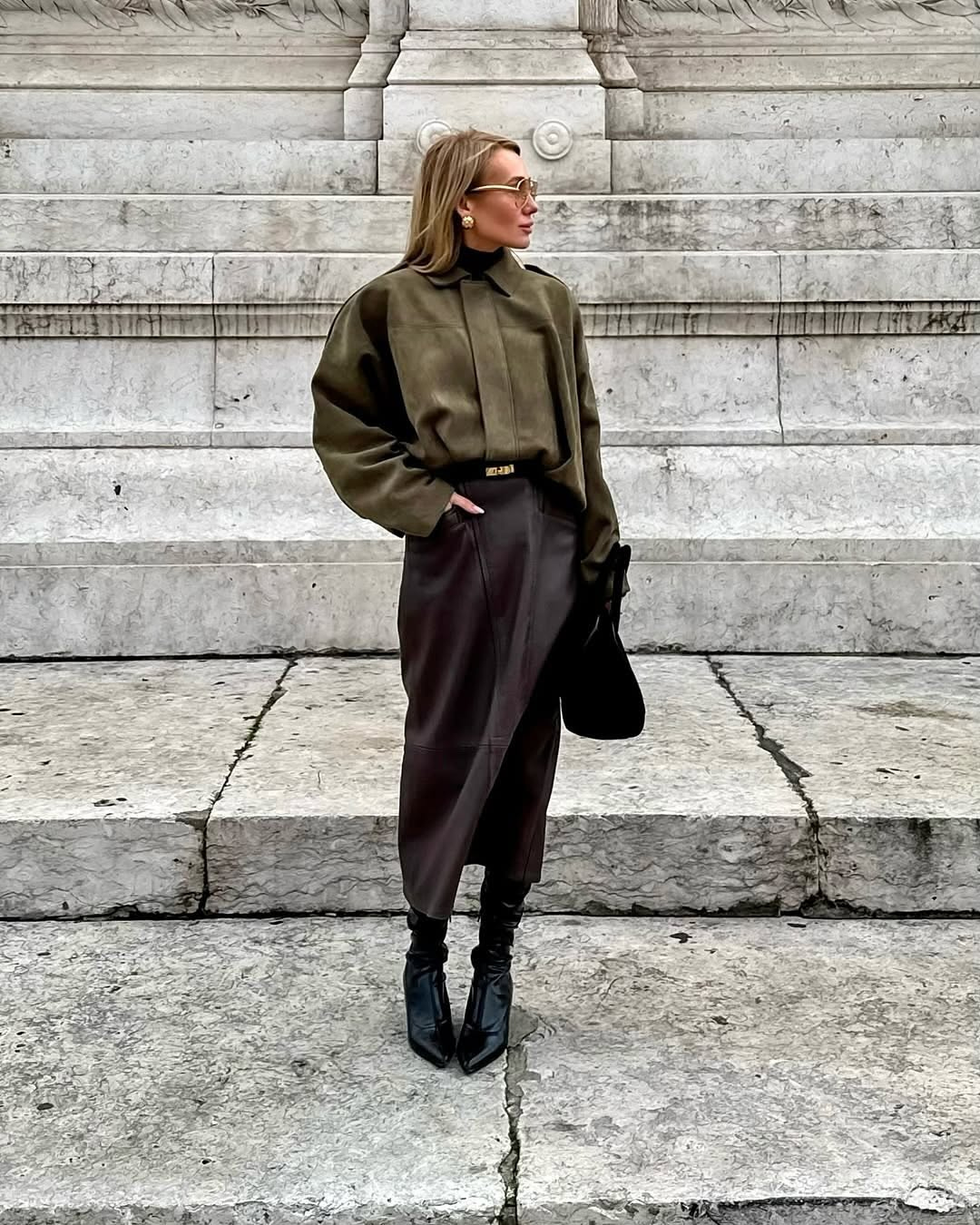 Lyse Paris – Veste Oversize en Suède pour Femmes – Chaude et Élégante