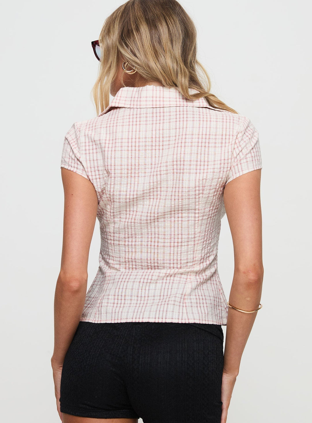 Lyse Paris – Top à Carreaux Roses