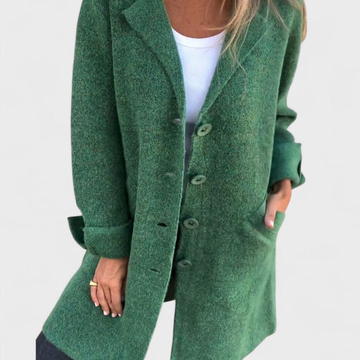 Ivano Milano™ | Cappotto lungo casual con risvolto