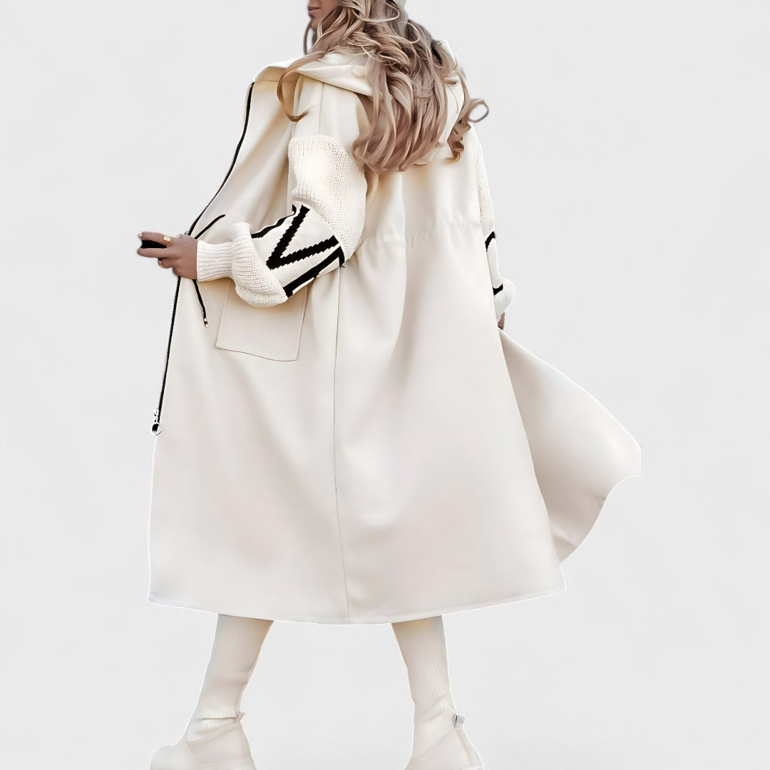 Ivano Milano™ | Elegante cappotto con cappuccio