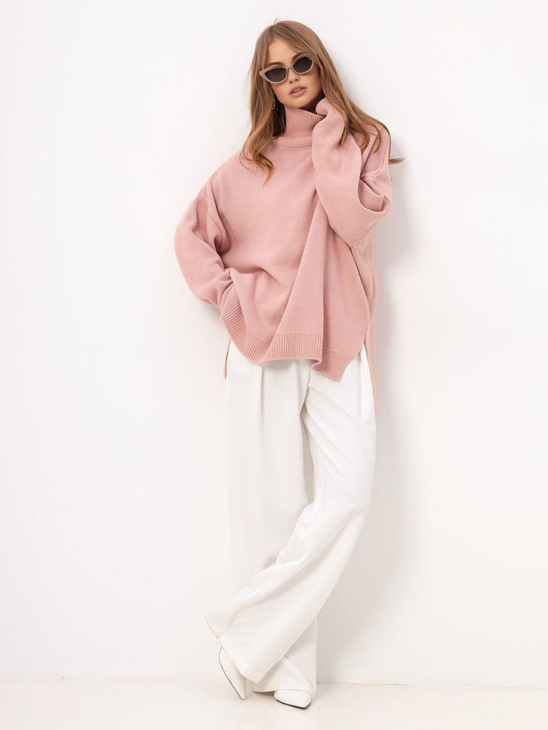 Ivano Milano™ | Maglione con fessura sovradimensionata