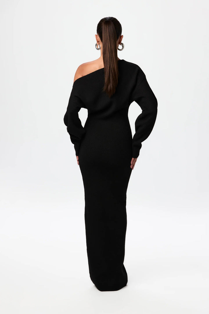 Lyse Paris  – Robe Maxiknit Selma à Épaules Nues