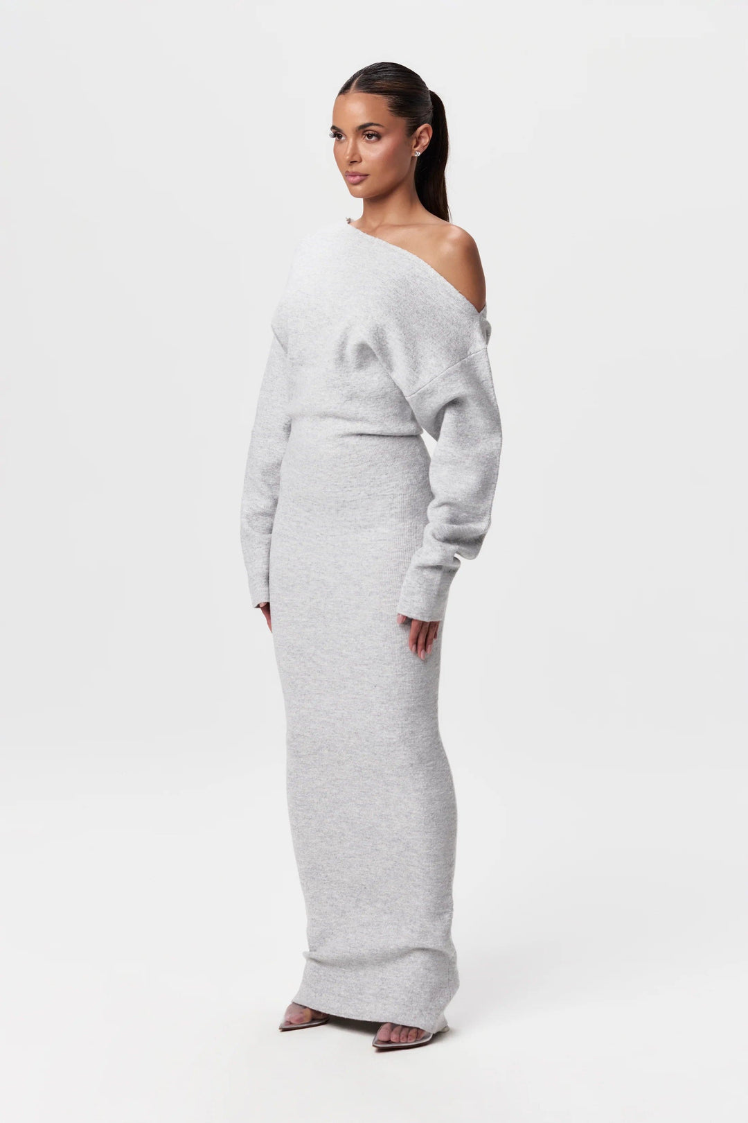 Lyse Paris  – Robe Maxiknit Selma à Épaules Nues
