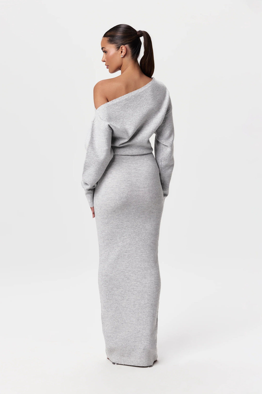 Lyse Paris  – Robe Maxiknit Selma à Épaules Nues
