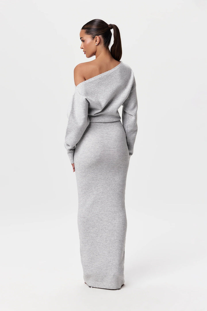 Lyse Paris  – Robe Maxiknit Selma à Épaules Nues