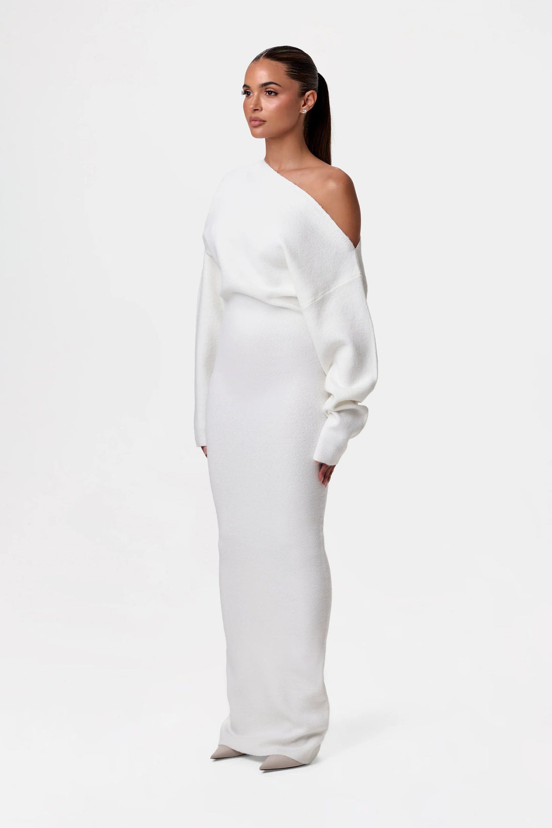 Lyse Paris  – Robe Maxiknit Selma à Épaules Nues