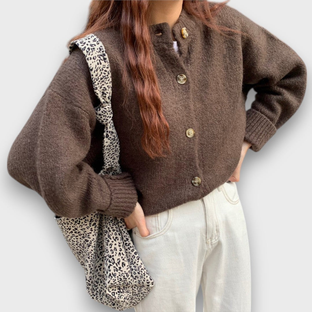 Ivano Milano™ | Cardigan Caldo in Moka