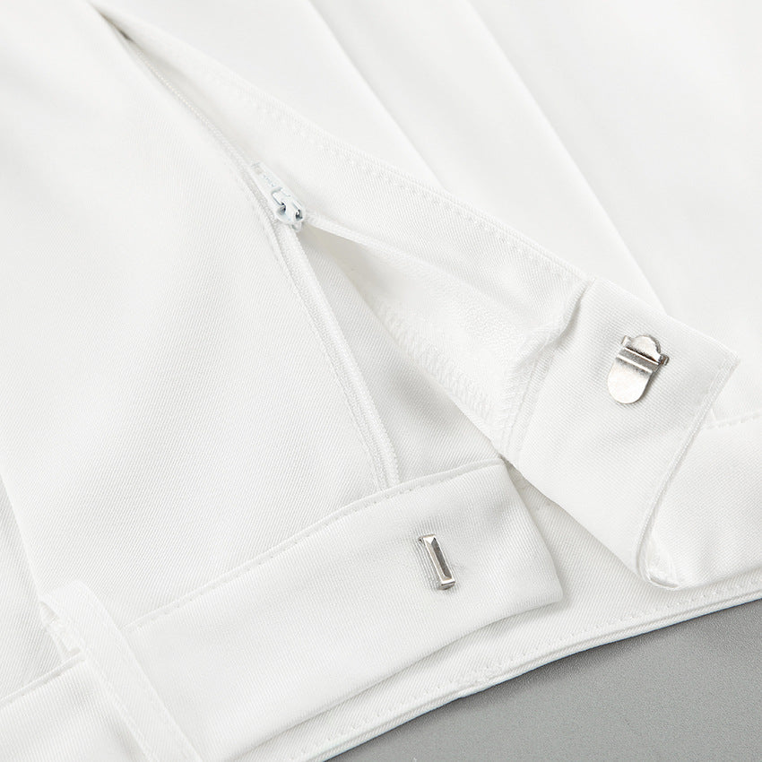 Lyse Paris – Pantalon Palazzo Blanc Élégance