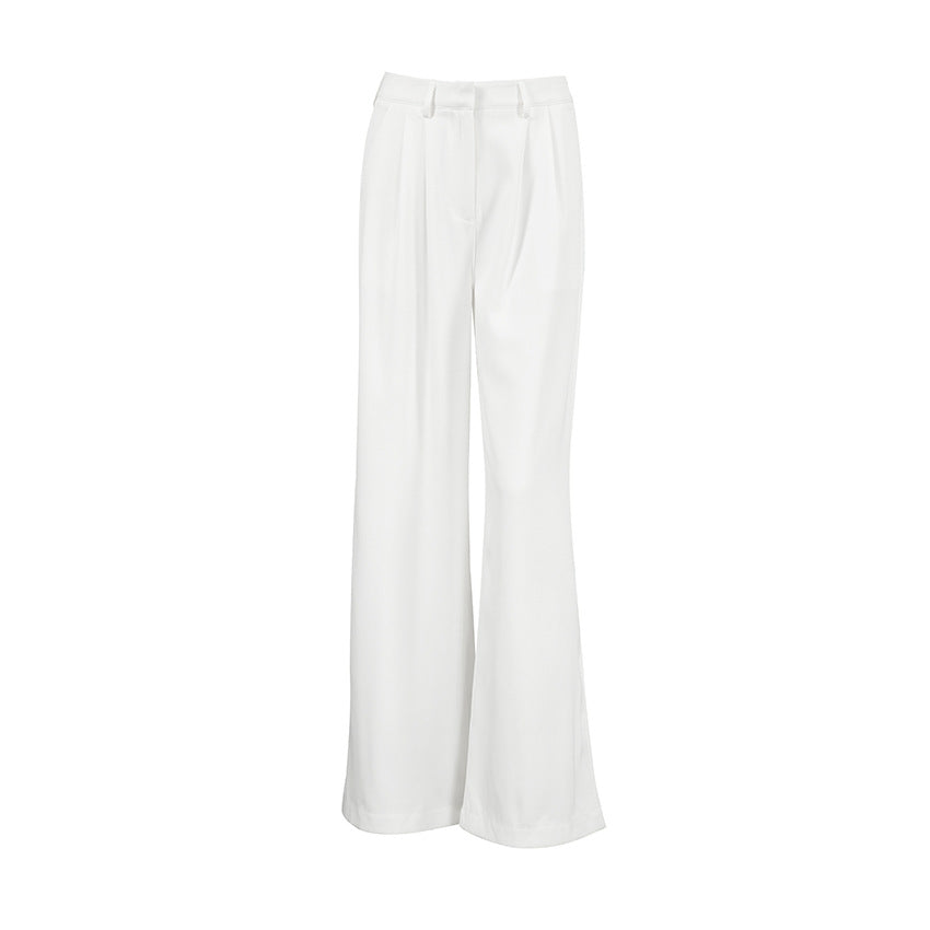 Lyse Paris – Pantalon Palazzo Blanc Élégance