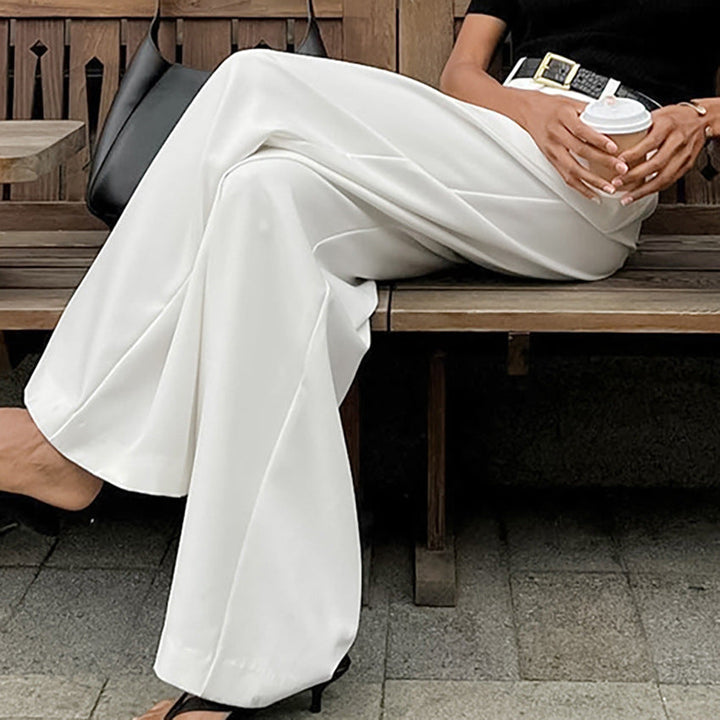 Lyse Paris – Pantalon Palazzo Blanc Élégance