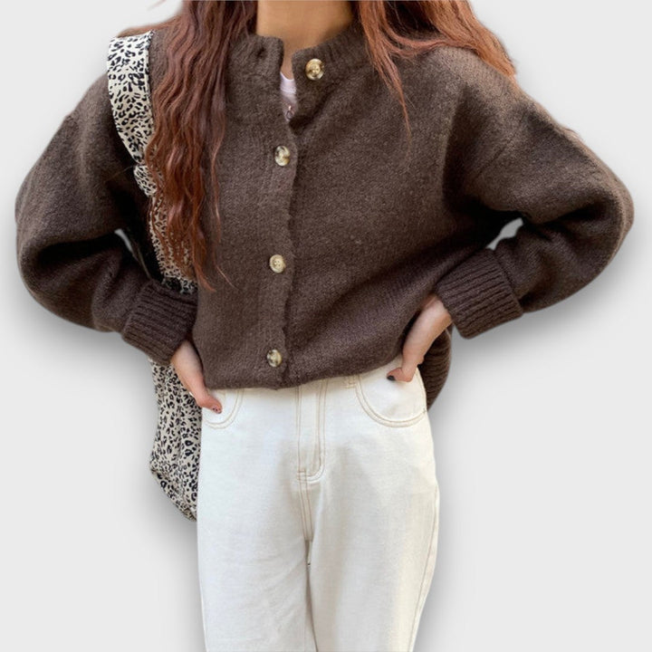 Ivano Milano™ | Cardigan Caldo in Moka