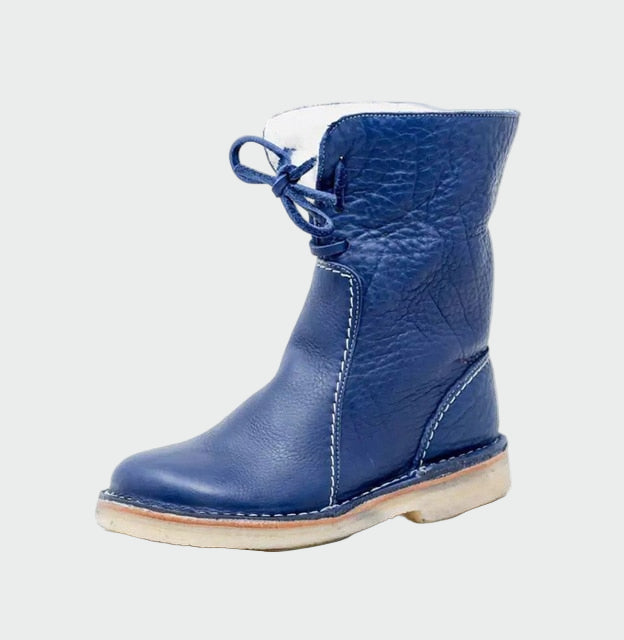 Ivano Milano™ | Scarpe da uomo in pelle impermeabili con rivestimento in lana