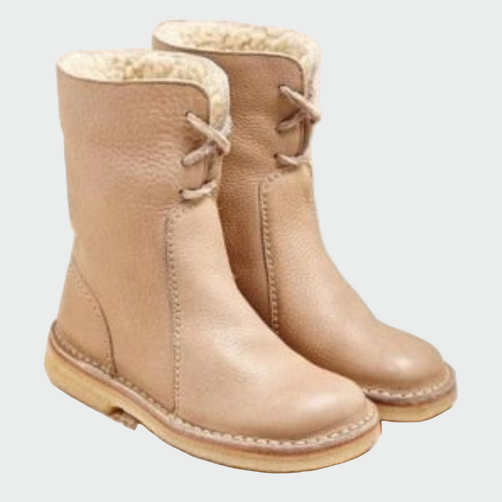 Ivano Milano™ | Scarpe da uomo in pelle impermeabili con rivestimento in lana