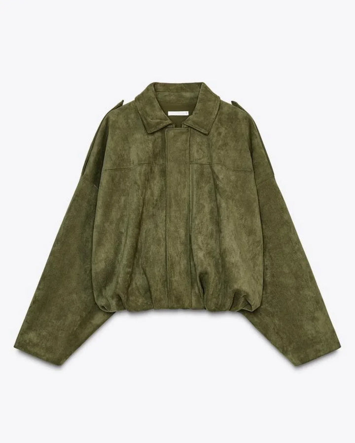 Lyse Paris – Veste Oversize en Suède pour Femmes – Chaude et Élégante