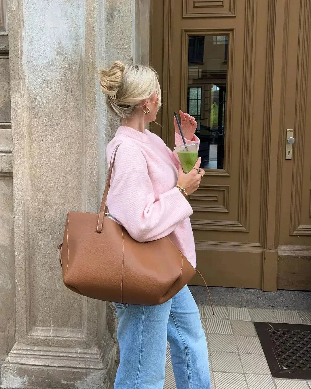 Lyse Paris – Pull à Manches Longues Rose Claire