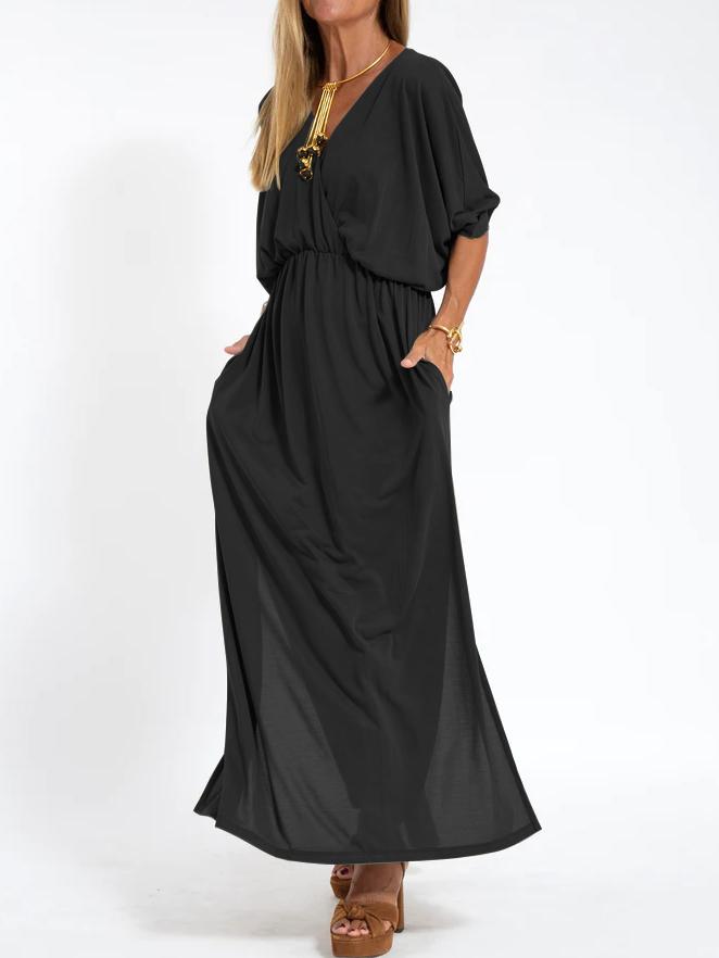 Lyse Paris  – Robe Décontractée à Encolure en V