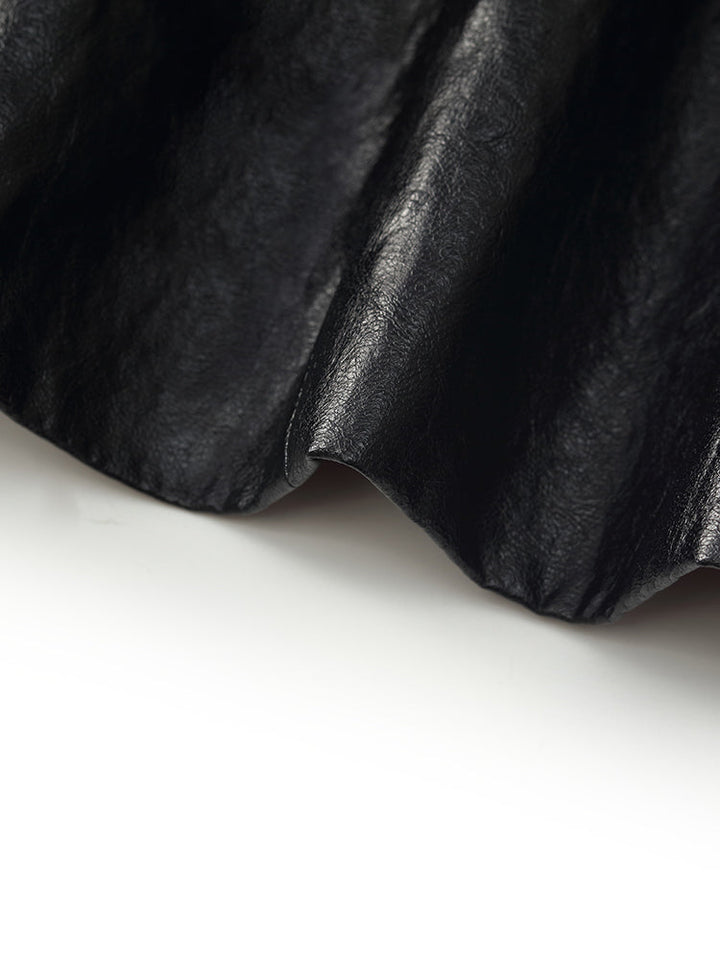 Lyse Paris – Trench Long en Cuir Synthétique