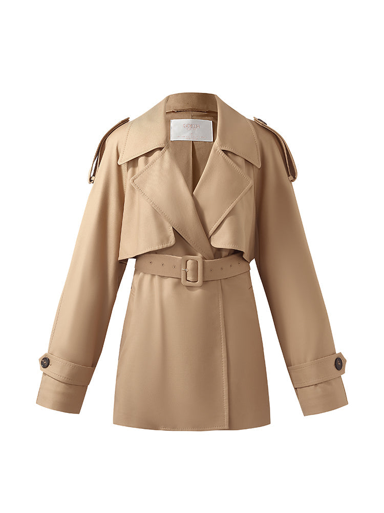 Lyse Paris – Trench Court en Laine