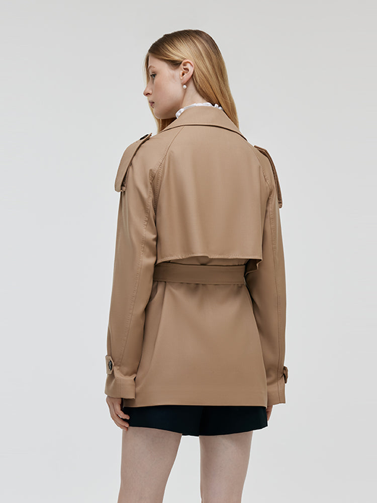 Lyse Paris – Trench Court en Laine