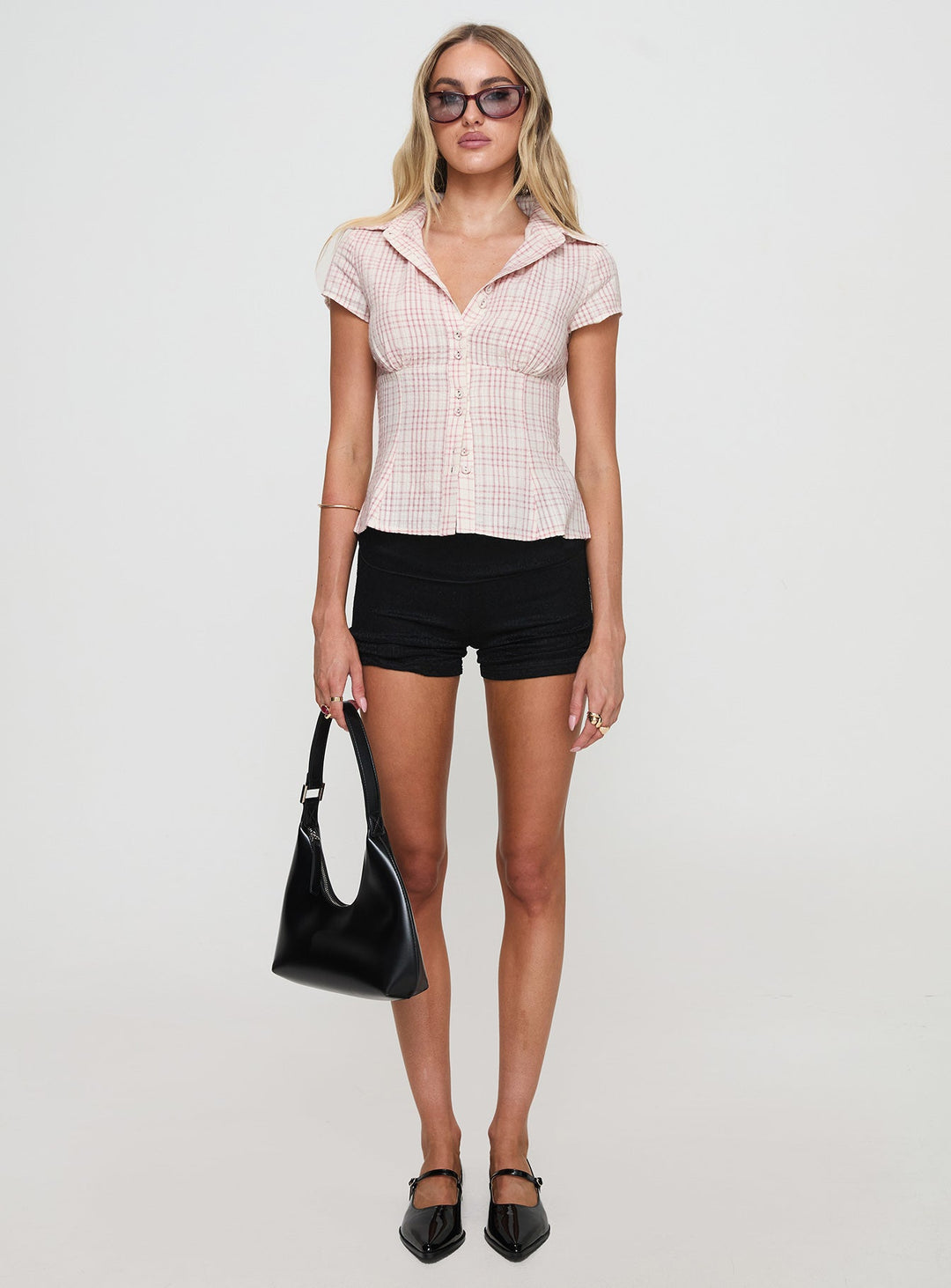 Lyse Paris – Top à Carreaux Roses