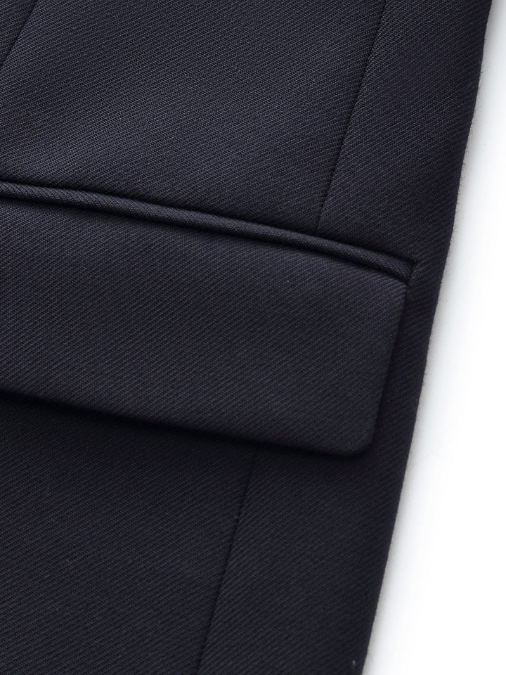 Lyse Paris – Trench à Col Tailleur en Laine Mélangée