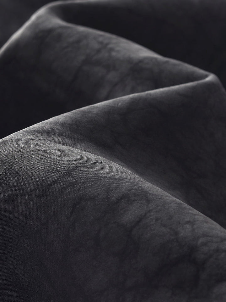 Lyse Paris – Trench à Capuche en Soie Xiang Yun