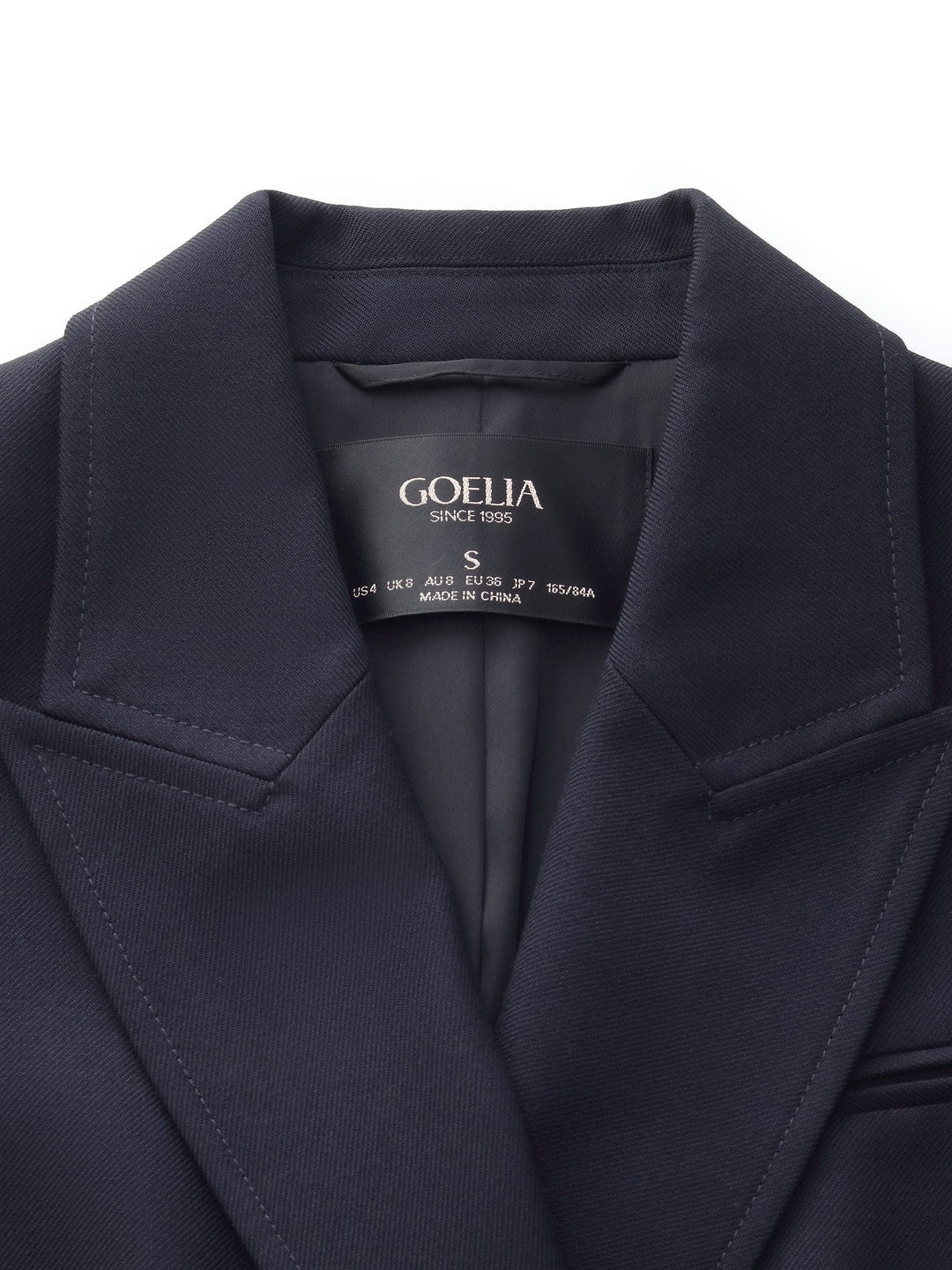 Lyse Paris – Trench à Col Tailleur en Laine Mélangée