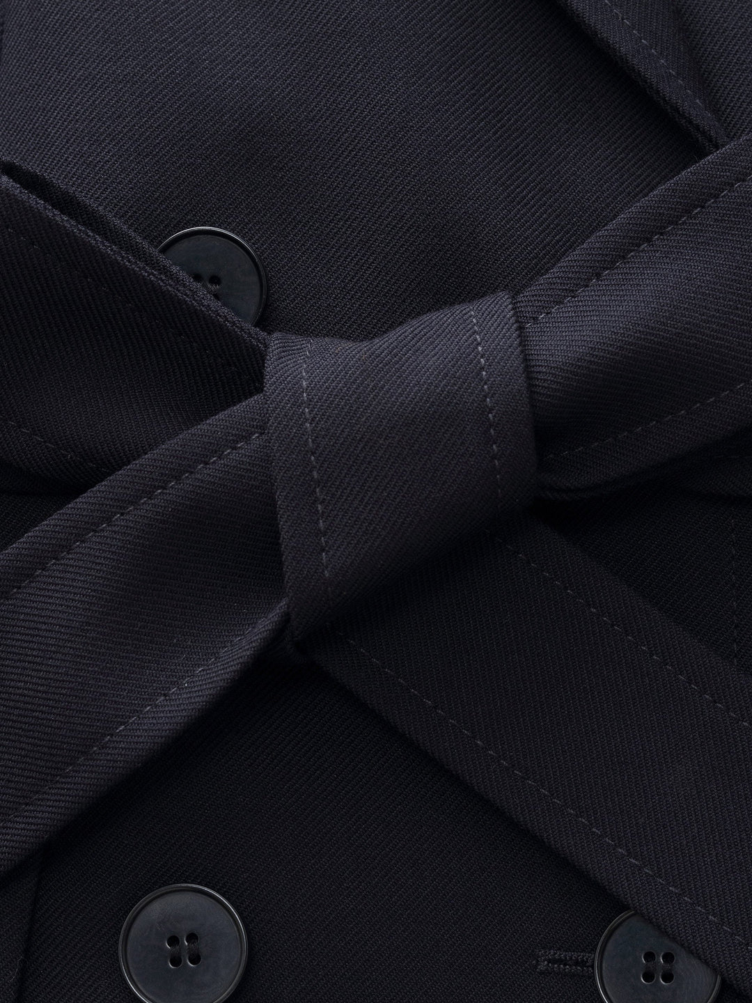 Lyse Paris – Trench à Col Tailleur en Laine Mélangée