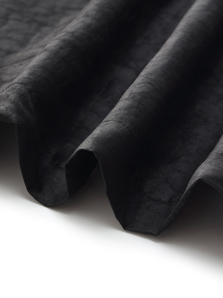 Lyse Paris – Trench à Capuche en Soie Xiang Yun