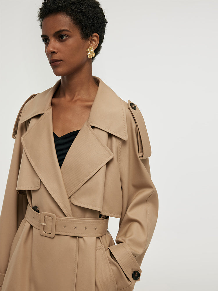 Lyse Paris – Trench Court en Laine